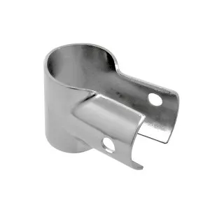 Тройник леера 22,0 мм, 90 град, открытый