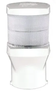 Огонь круговой белый 171х88 мм белый корпус