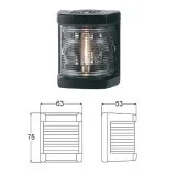 Огонь топовый 75х63х53 мм черный корпус