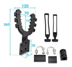 Крепление-рогатка (большое, закрученное основание)