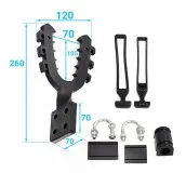 Крепление-рогатка (большое, закрученное основание)