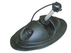 Уключина 240х120 мм, овальная, серая