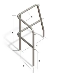 Леер кормовой правый борт (3 стойки) под заказ