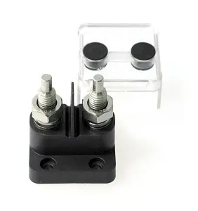 Клемма-штифт двойной 10 мм с крышкой