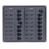 Панель переключателей 16шт с предохранителями постоянного тока