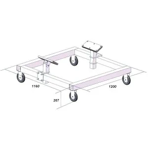 Киль-блок кормовой малый