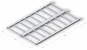 Пандус складной 1,8м х 1,2м 300004T