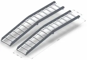 Пандус складной длинный 2,5м 300003T