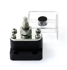 Клемма-штифт одинарный 10 мм с крышкой и металл. прокладкой