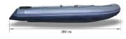 Моторная надувная лодка «Флагман - 380IGLA»