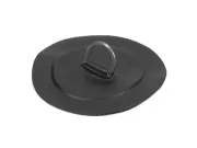 D-ОБРАЗНОЕ КОЛЬЦО Малый размер – нержавеющая сталь и светло-серая ткань ПВХ Mercury 811310003