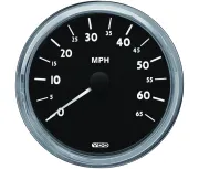 СПИДОМЕТР 0-50 миль/ч (черный с хромированным ободком) Mercury 879944K21