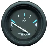 КОМПЛЕКТ УКАЗАТЕЛЯ Температура воды (100-240 F), черный циферблат, синие деления, черный ободок Mercury 859684A1