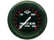 УКАЗАТЕЛЬ Давление воды (2-30 фунт./кв. дюйм), черный циферблат, красные деления, черный ободок Mercury 895288Q04
