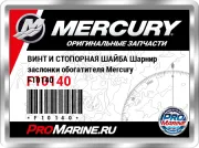 ВИНТ И СТОПОРНАЯ ШАЙБА Шарнир заслонки обогатителя Mercury F10140