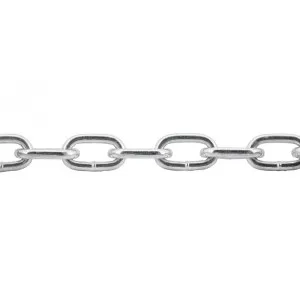 DIN 766 Цепь сварная короткозвенная д.6мм*30м Цинк