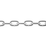DIN 766 Цепь сварная короткозвенная д.6мм*30м Цинк