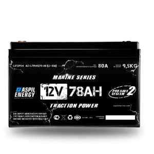 АКБ Aspil Energy 12V 78Ah (ан. GEL/AMG 130Ah) AE-LFP1278 (21005623)