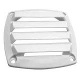 Крышка вентиляции пластмассовая квадратная 127х127мм, белая