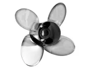Стальной гребной винт Quicksilver Typhoon, четырехлопастной, диаметр 14, шаг 19, вращение Л