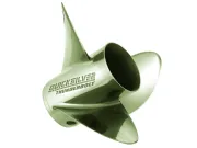 Стальной гребной винт Quicksilver Thunderbolt, трехлопастной, диаметр 14.625, шаг 23, вращение П