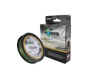 Леска плетеная Power Pro Super8Slick 135м зеленая 0,15/10кг