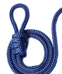 Трос швартовый 10мм*9м темно-синий