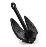 Якорь Холла в ПВХ оболочке 6,8 кг чёрный 