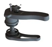 Ручка-задвижка поворотная правая, полиамид