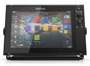 Мультидисплей Simrad NSS12 evo3; 12-дюймовый дисплей с GPS, встроенным эхолотом, Wi-Fi, HDMI-выход.