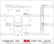 Звезда для мотоцикла ведущая C6182-18