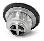 Раковина овальная из нержавеющей стали 127х305мм