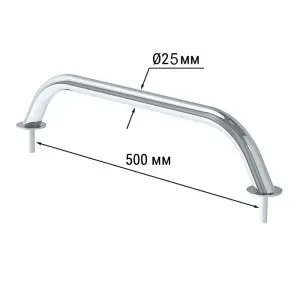 Поручень диам 25мм, 500 мм.