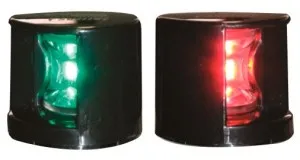 Огни бортовые светодиодные 38х55 мм, черный корпус