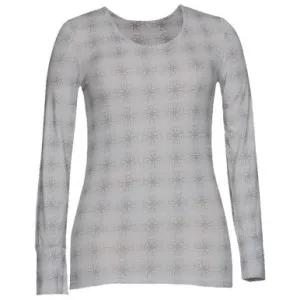 Женская кофта с вырезом W8324-111 (белый с рисунком) (XL)