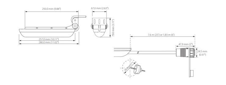 Датчик эхолота Active Imaging 3-1