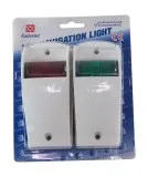 Огни бортовые светодиодные 60х135 мм, белый корпус