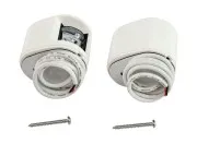 Огни ходовые светодиодные, белый корпус, комплект