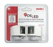 Огни ходовые светодиодные, белый корпус, комплект