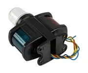 Огонь ходовой комбинированный трехцветный, черный корпус