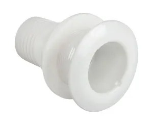 Разъем водосброса с обратным клапаном под шланг 42 мм, белый