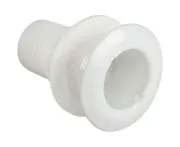 Разъем водосброса с обратным клапаном под шланг 42 мм, белый