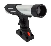 Держатель спиннинга черный/серебрянный в комплекте с креплением CFMT303