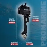 Мотор лодочный PARSUN TC3.6BMS