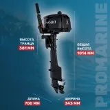 Мотор лодочный PARSUN T5BMS