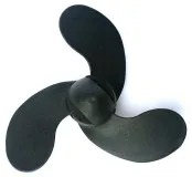 Винт гребной Mercury Black Max, диаметр 7 3/8, шаг 6, 2,5-3,5 л.с.