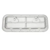 Крышка рундука SEAFLO 243x607мм, белый пластик