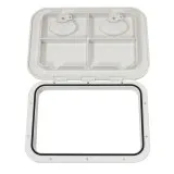 Крышка рундука SEAFLO 315x440мм, белый пластик