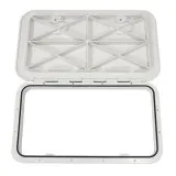 Крышка рундука SEAFLO 353x606мм, белый пластик