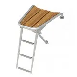 Платформа носовая с трапом 3 ступени черные